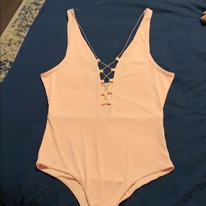 bodysuit light pink size M